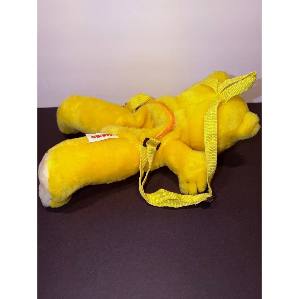 Haribo Goldbear Plush Backpack Yellow Candy Character Kids Bag Vintage